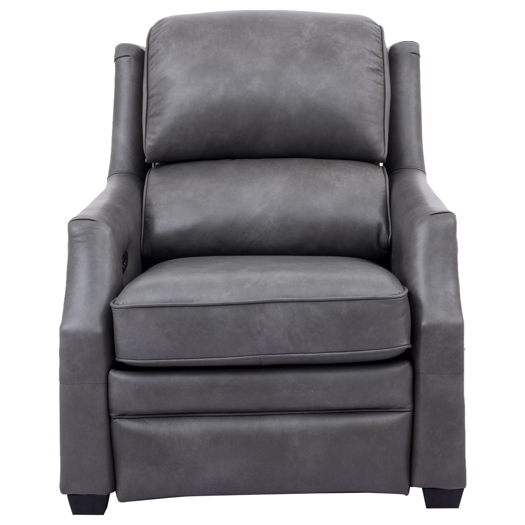Power recliner chair with power headrest outlet